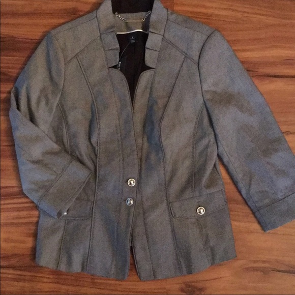 White House Black Market Jackets & Blazers - WHBM Gray Blazer